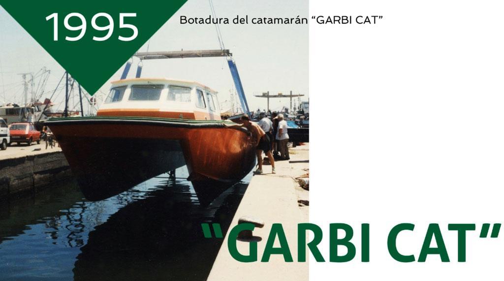 Launching of the catamaran “GARBI CAT”